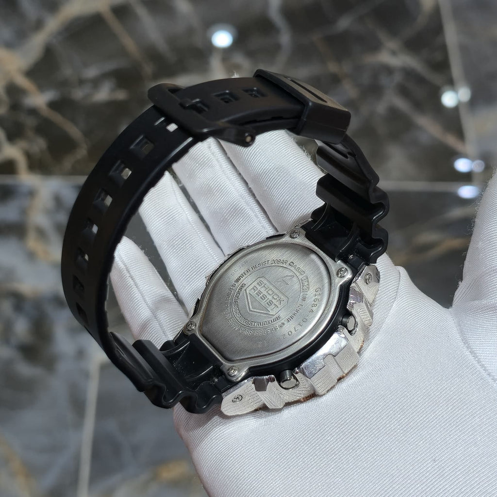 Authentic Diamond G-SHOCK DW6900TR Watch Cross Bezel | 5.00 CTW Natural Diamonds