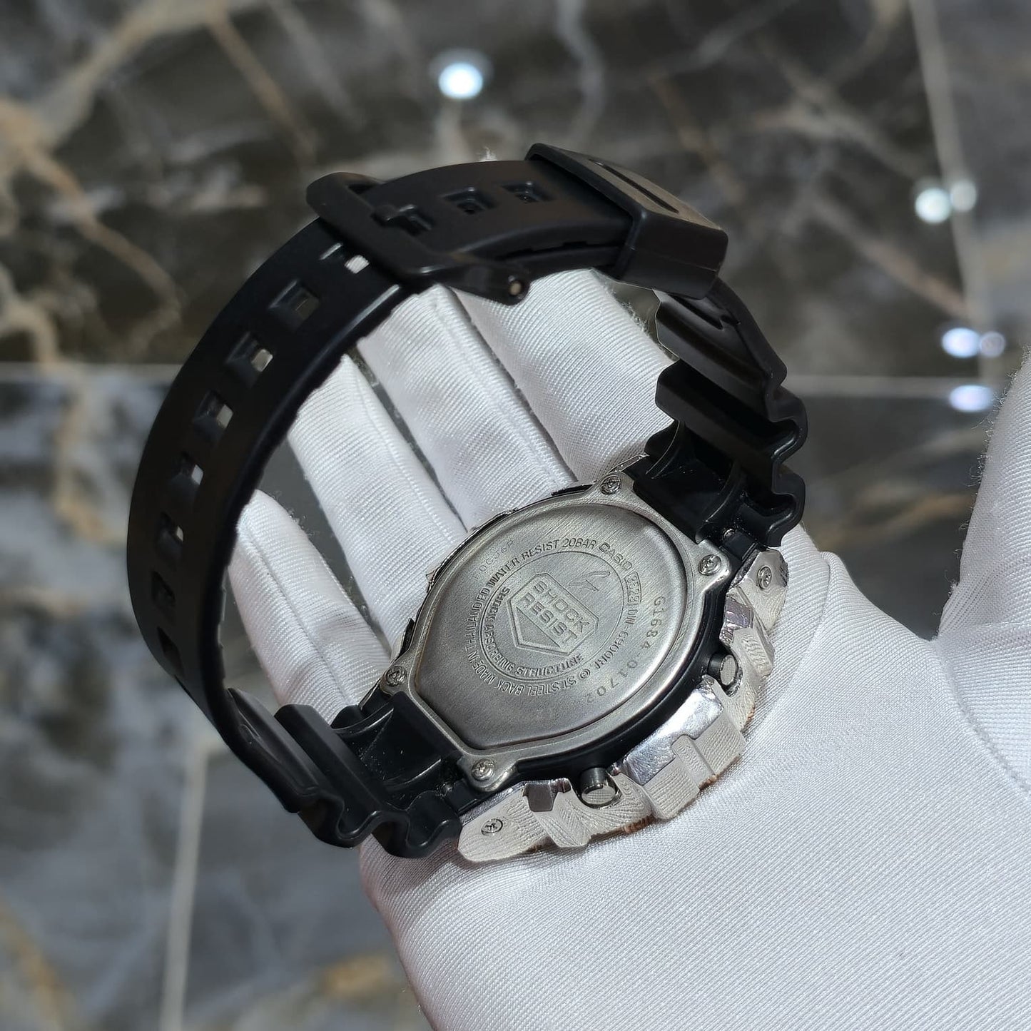 Authentic Diamond G-SHOCK DW6900TR Watch Cross Bezel | 5.00 CTW Natural Diamonds