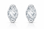 1.00 CTW Diamond Stud Earrings in 14K Gold | Aura Collection by Jewelry Palace
