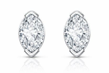 1.00 CTW Diamond Stud Earrings in 14K Gold | Aura Collection by Jewelry Palace