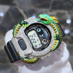 Casio G-Shock (Black) 6900 Iced Out Diamond Watch 5 CTW