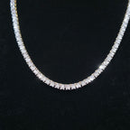 10K Yellow Gold Diamond Tennis Chain 1.87ctw GH SI 22" 33.9g Jewelry Palace