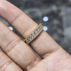 14K Yellow Gold Real Diamond Men’s Channel Set Band Ring 1.00 CTW 5MM | BAND