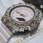 Authentic Diamond G-SHOCK GA-2100 Watch Cross Bezel | 5.00 CTW Natural Diamonds