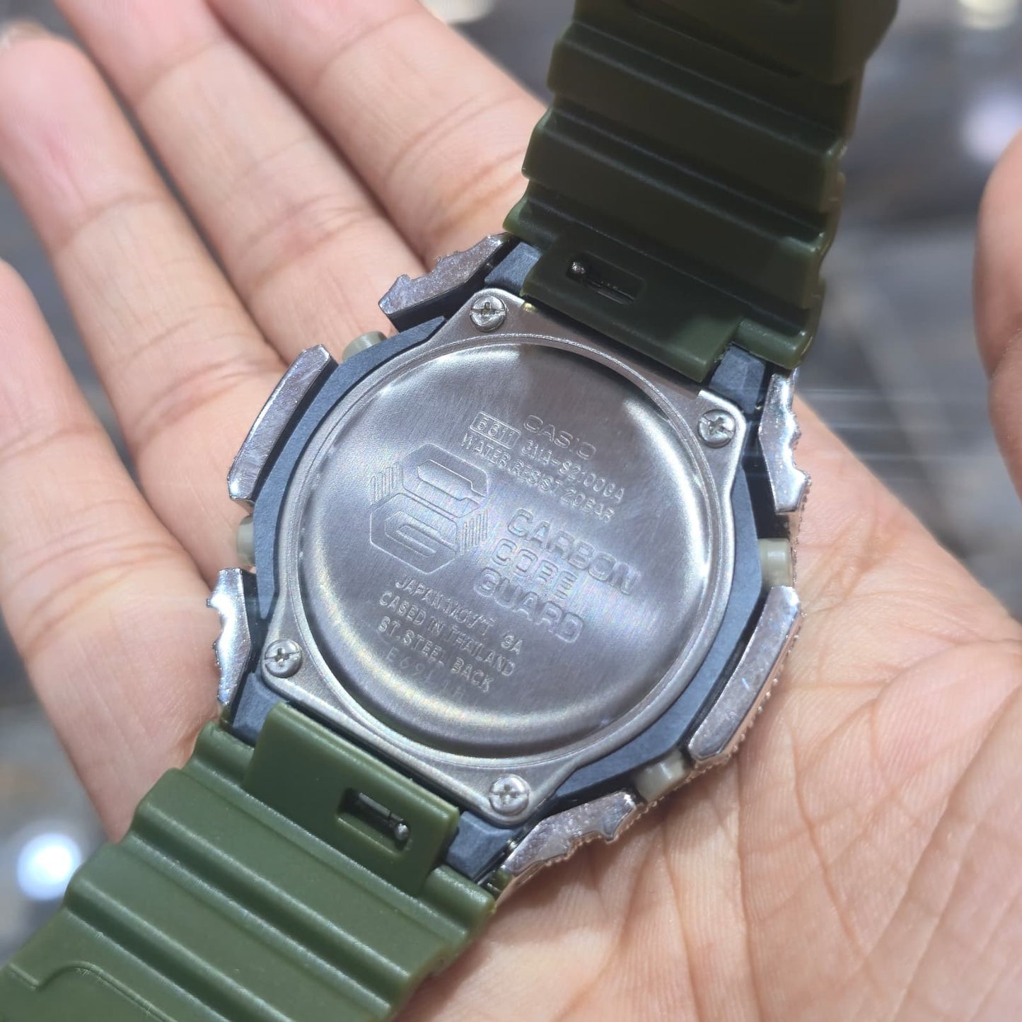 Casio G-Shock S2100  Iced Out Natural Diamond Watch 5CT