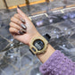 Casio G-Shock 6900 Yellow Iced Out Natural Diamond Watch 5CT