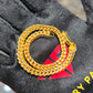 10KT Gold Chain 3.8mm Franco Womens Bracelet 6.7 Grams 8 inches Jewelry Palace