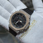 Casio G-Shock S2100  Iced Out Natural Diamond Watch 5CT | Black+ Rose MarkerDial