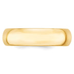 Solid Real 14K Yellow Gold Wedding Anniversary Band Ring Comfort Fit Mens Womens