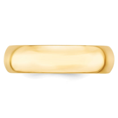 Solid Real 14K Yellow Gold Wedding Anniversary Band Ring Comfort Fit Mens Womens