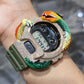 Casio G-Shock Dragon (Green) 6900 Iced Out Diamond Watch 5CTW