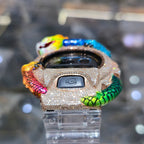 Casio G-Shock Dragon (Clear) 6900 Iced Out Diamond Watch 5 CTW