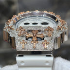 Authentic Diamond G-SHOCK DW6900TR Watch Cross Bezel | 5.00 CTW Natural Diamonds