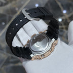 Blue Dial+ G-Shock DW-5600TL 5CT Natural Diamonds All Rose Bezel ICED OUT Watch