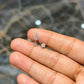 1/20 Ct Round Natural Diamond Star Stud Earrings in 10K Solid White Gold 5MM