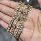 14K Solid Gold Tri Color Valentino Chain Necklace 22 inch 5mm Women