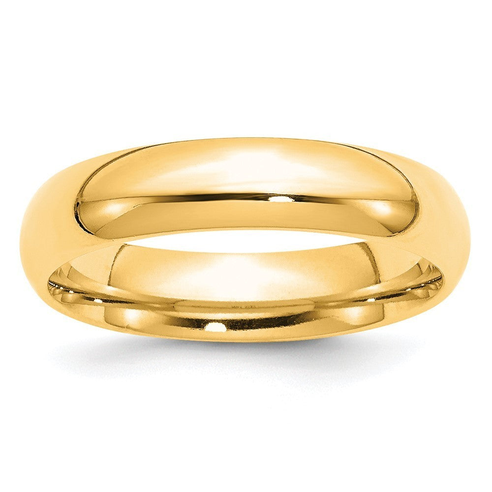 Solid Real 14K Yellow Gold Wedding Anniversary Band Ring Comfort Fit Mens Womens