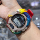 Casio G-Shock (RED) 6900 Iced Out Diamond Watch 5 CTW