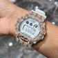 Authentic Diamond G-SHOCK DW6900TR Watch Cross Bezel | 5.00 CTW Natural Diamonds