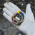 Casio G-Shock Dragon (Clear) 6900 Iced Out Diamond Watch 5 CTW
