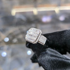 10K Yellow Gold Diamond Baguette Band Ring Men 1.50 ctw Channel Set