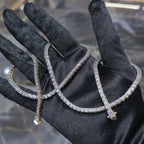 10K Yellow Gold Diamond Tennis Chain 1.87ctw GH SI 22" 33.9g Jewelry Palace