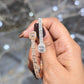 1.38 CT Real Diamond Bangle Bracelet Rectangular Halo Baguette 5MM 7” Solid Gold