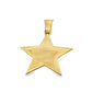 10K Two-Tone Gold 2.10 ctw Diamond Star Pendant | Iced-Out Five Point Star | Jewelry Palace