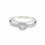 14K White Gold Round Cut Diamond Wedding Ring Set 0.33 ctw | Elegant Bridal Jewelry – Jewelry Palace Lithonia GA