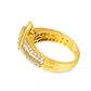 10K Yellow Gold Pear Cut Diamond 3-Piece Bridal Ring Set 2.0 CTW