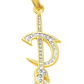 10K Yellow Gold Diamond Cleveland Cavaliers Logo Pendant 0.50 ctw | Sports Charm