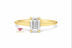 14K Gold 1 CTW Lab Grown Diamond Solitaire Ring | Emerald, Radiant, Oval, Pear, Round & Marquise