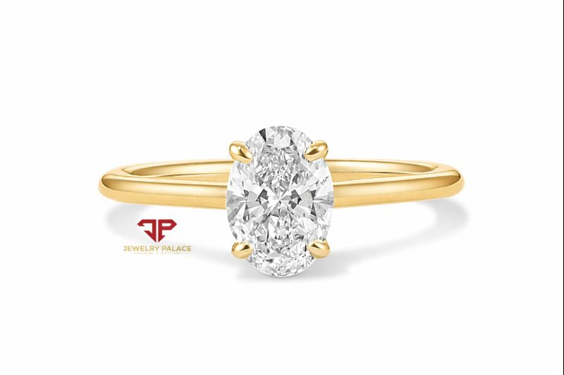 14K Gold 1 CTW Lab Grown Diamond Solitaire Ring | Emerald, Radiant, Oval, Pear, Round & Marquise