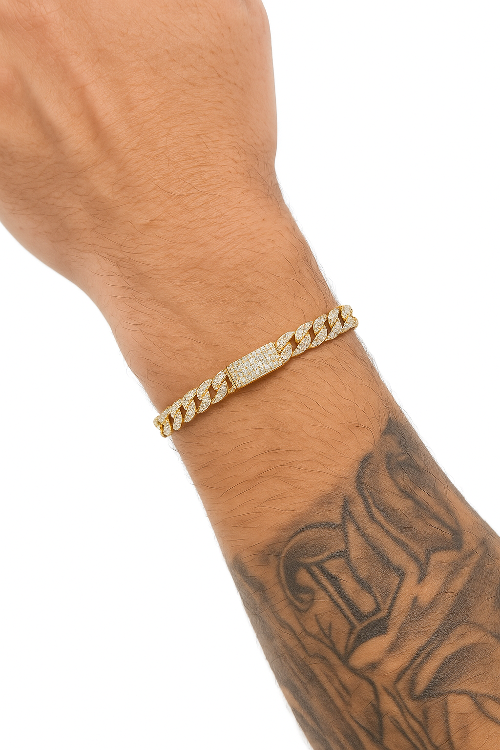 10K Yellow Gold 5.5MM Diamond Cuban Link Bracelet 2.36 ctw – Luxury 7" Design | Jewelry Palace