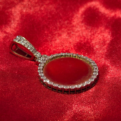 10k Yellow Gold Diamond Memory Pendant 0.75 ctw