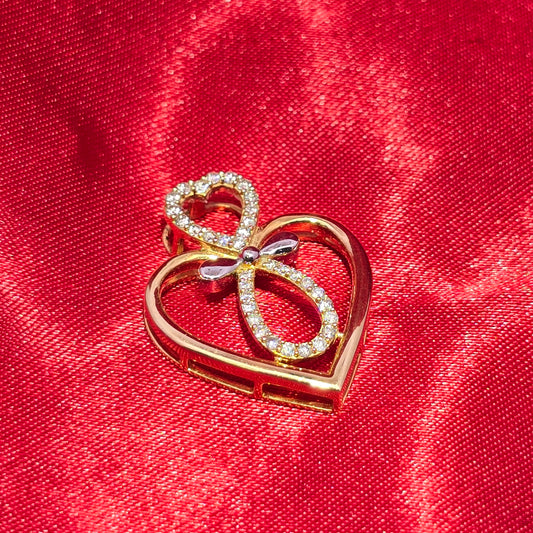 Heart Pendant 0.27 ctw Diamond 10K Yellow Gold