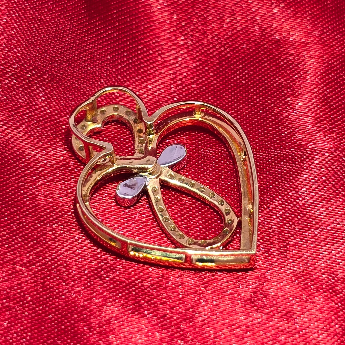 Heart Pendant 0.27 ctw Diamond 10K Yellow Gold