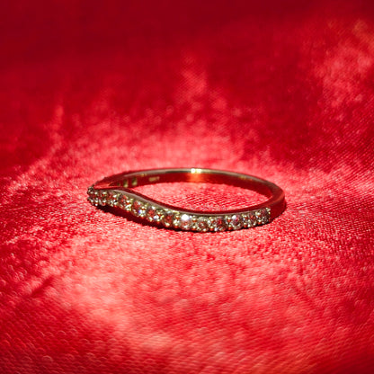 Ring with Band 1.75 ctw Diamond 10K Yellow Gold