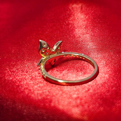 Butterfly Ring 0.40 ctw Diamond 10K Yellow Gold