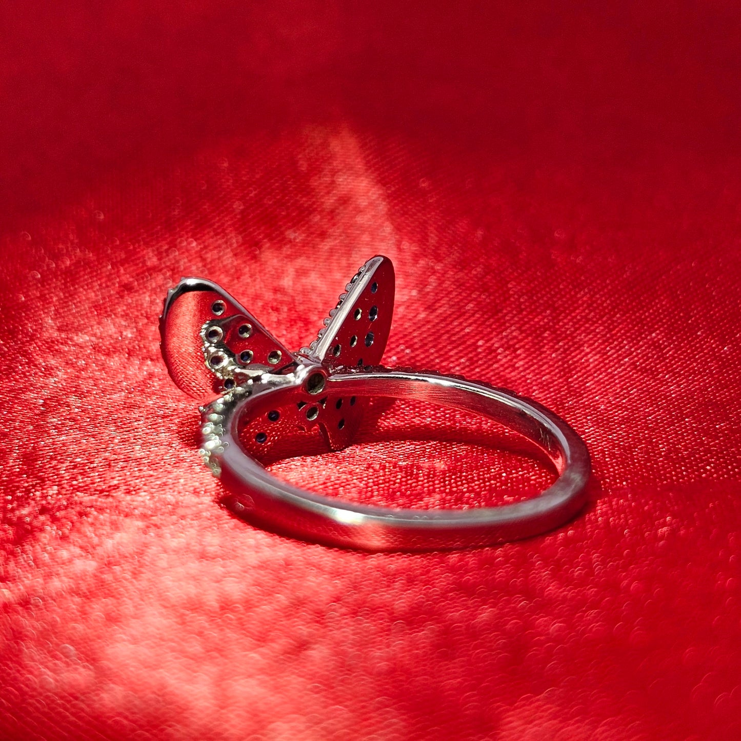 Butterfly Ring 0.33 ctw Diamond 10K White Gold