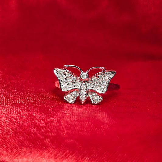 Butterfly Ring 0.27 ctw Diamond 10K Yellow Gold