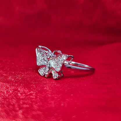 Butterfly Ring 0.27 ctw Diamond 10K Yellow Gold