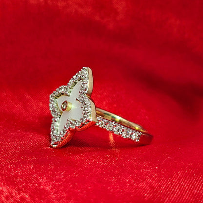Ombre Blossom Ring 0.26 ctw Diamond 10K Yellow Gold