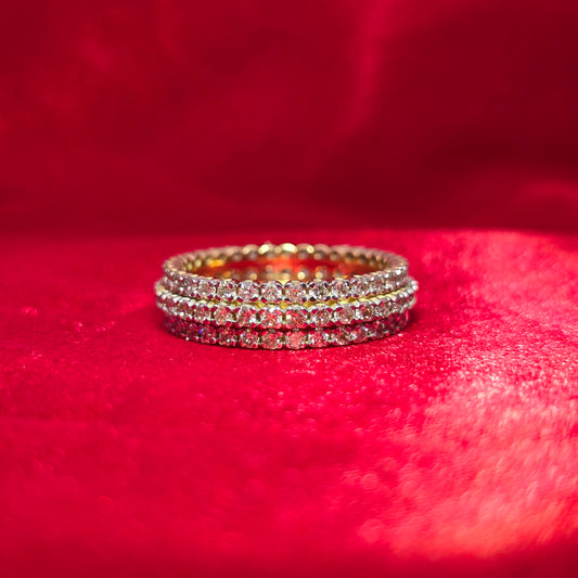 Round Band 2.75 ctw Diamond 10K Yellow Gold