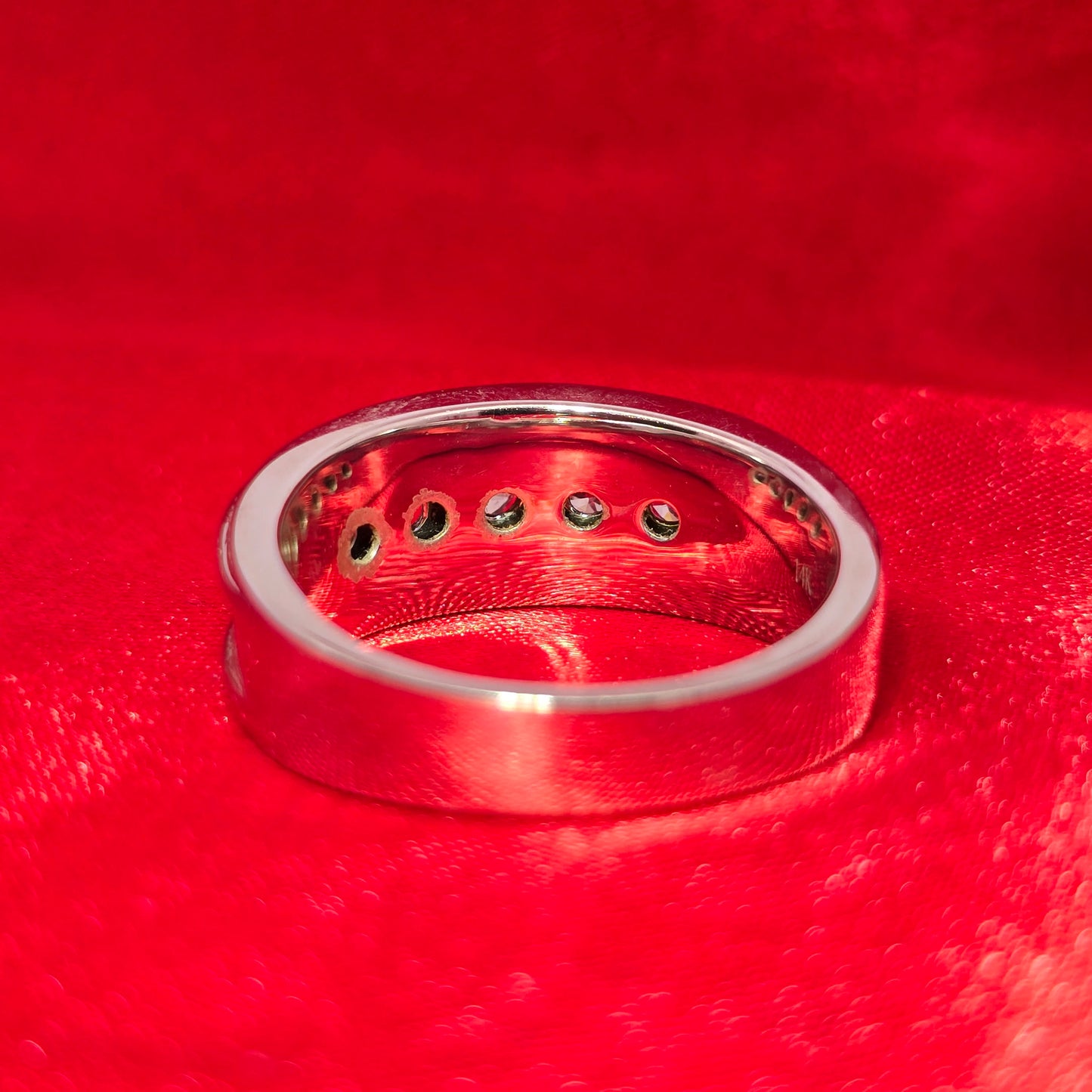 Wedding Band 1.00 ctw Diamond 14K White Gold