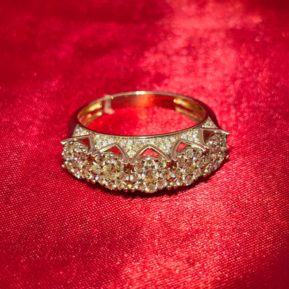 Round Cut Ring 1.27 ctw Diamond 10K Yellow Gold