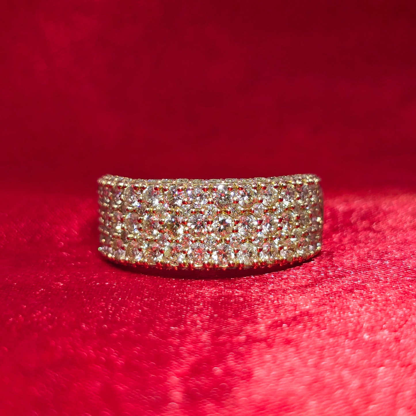 Wedding Band 2.64 ctw Diamond 10K Yellow Gold