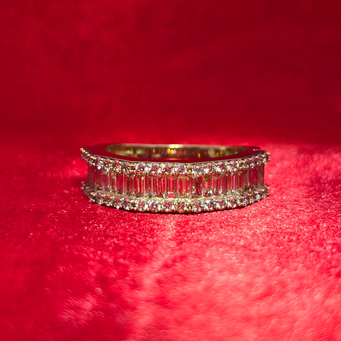 Diamond Round Cut Ring 2.75 ctw 10K Yellow Gold