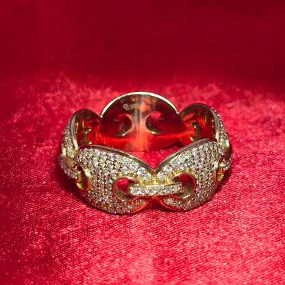 Diamond Gucci Ring 2.50 ctw 10K Yellow Gold