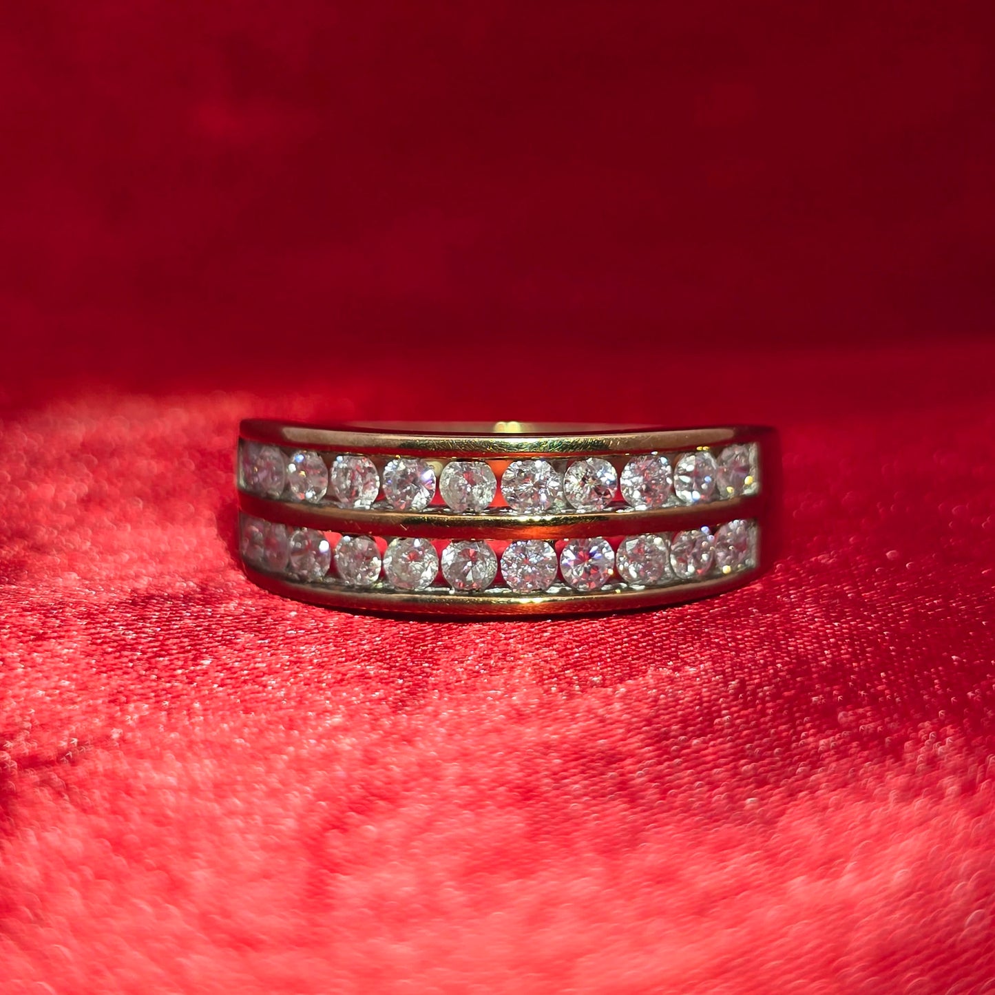 Diamond Round Ring 1.00 ctw 10K Yellow Gold